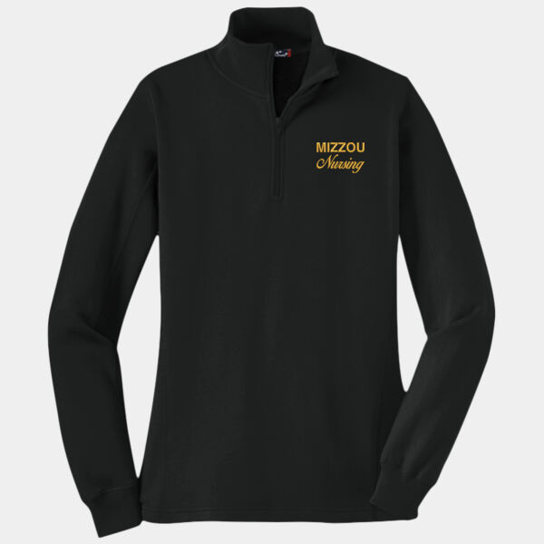 (N) Mizzou Nursing - Womens 1/4 Zip Sweatshirt Thumbnail